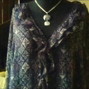 Elegant Purple Blouse